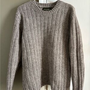 Eddie Bauer Ribbed Knit Sweater - Taupe